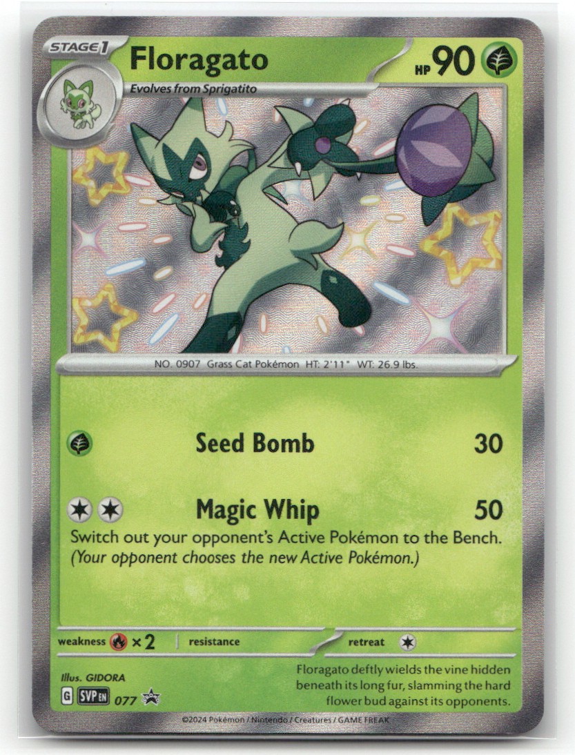 Pokemon Floragato 077 – SV: Scarlet & Violet Promo Cards – Holofoil – Near Mint