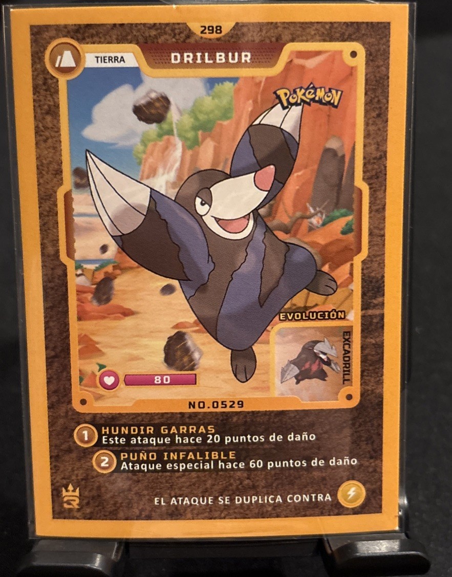 Rare Full Art Drilbur 298 VLP/NM 3R Torneo De Maestros Pokémon Card (B)
