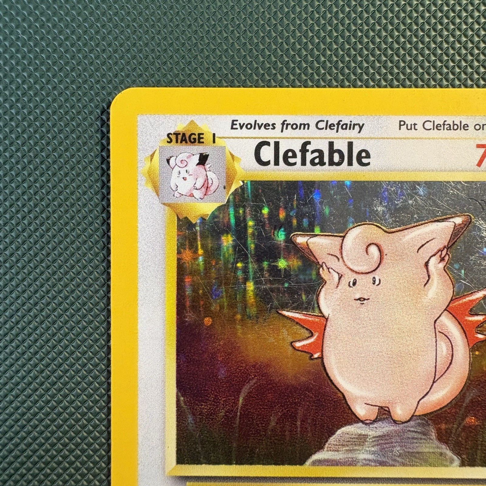 Pokémon Vintage Holo Clefable 01/64 Jungle WotC 1999