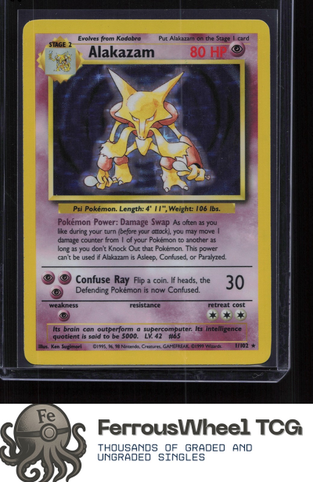 Alakazam 001/102 – Base Set – (LP)