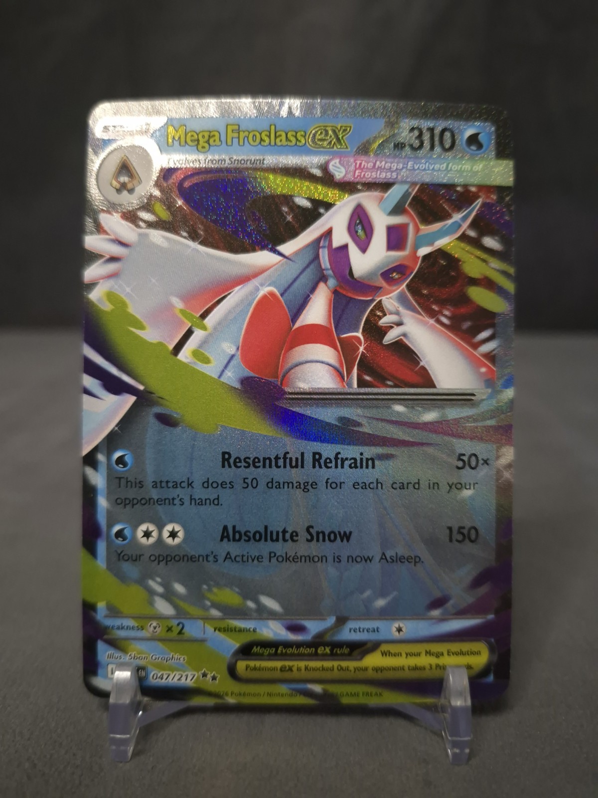 Mega Froslass ex 047/217 Me: Ascended Heroes Holo