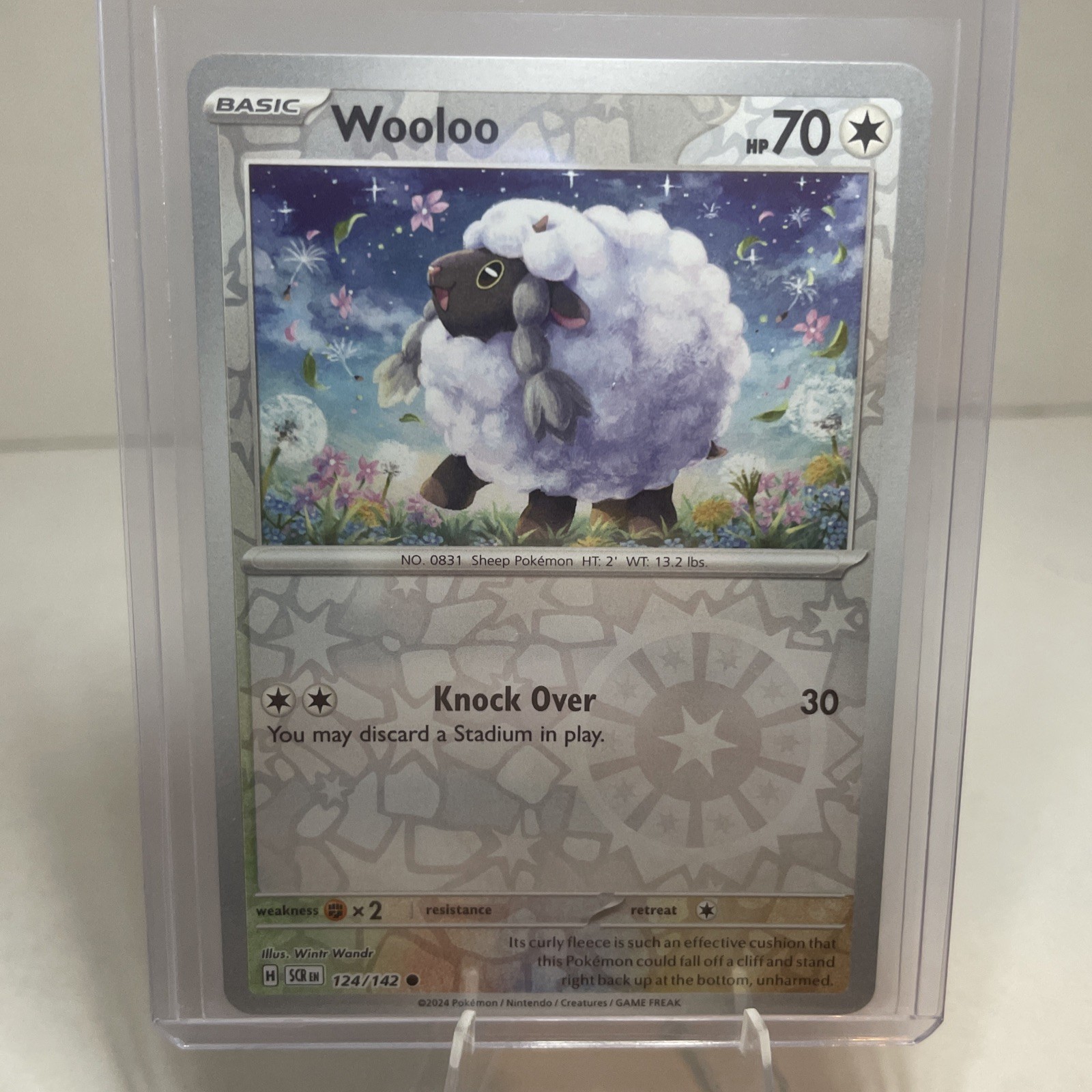Wooloo 124/142 Sv07: Stellar Crown Reverse Holo NM