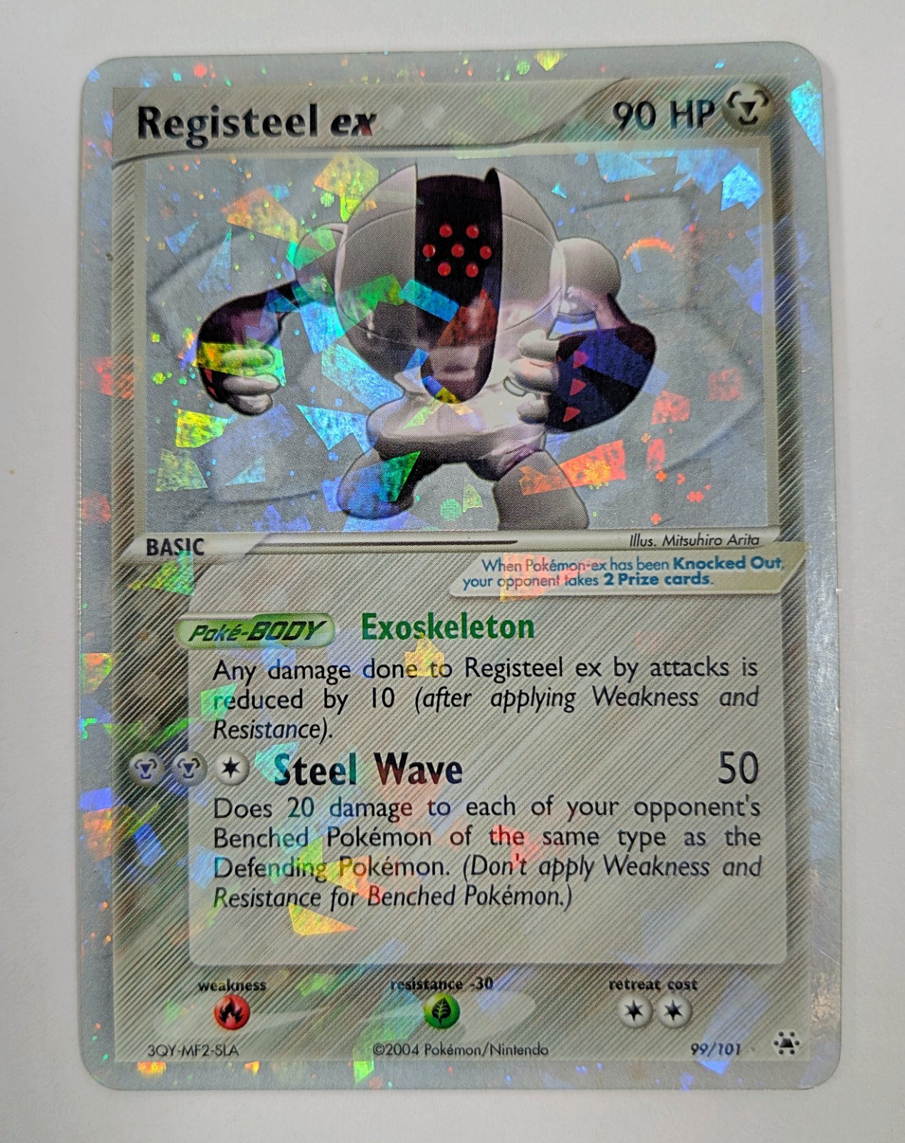 Pokémon TCG Registeel EX 99/101 Hidden Legends Cracked Ice Holo Rare