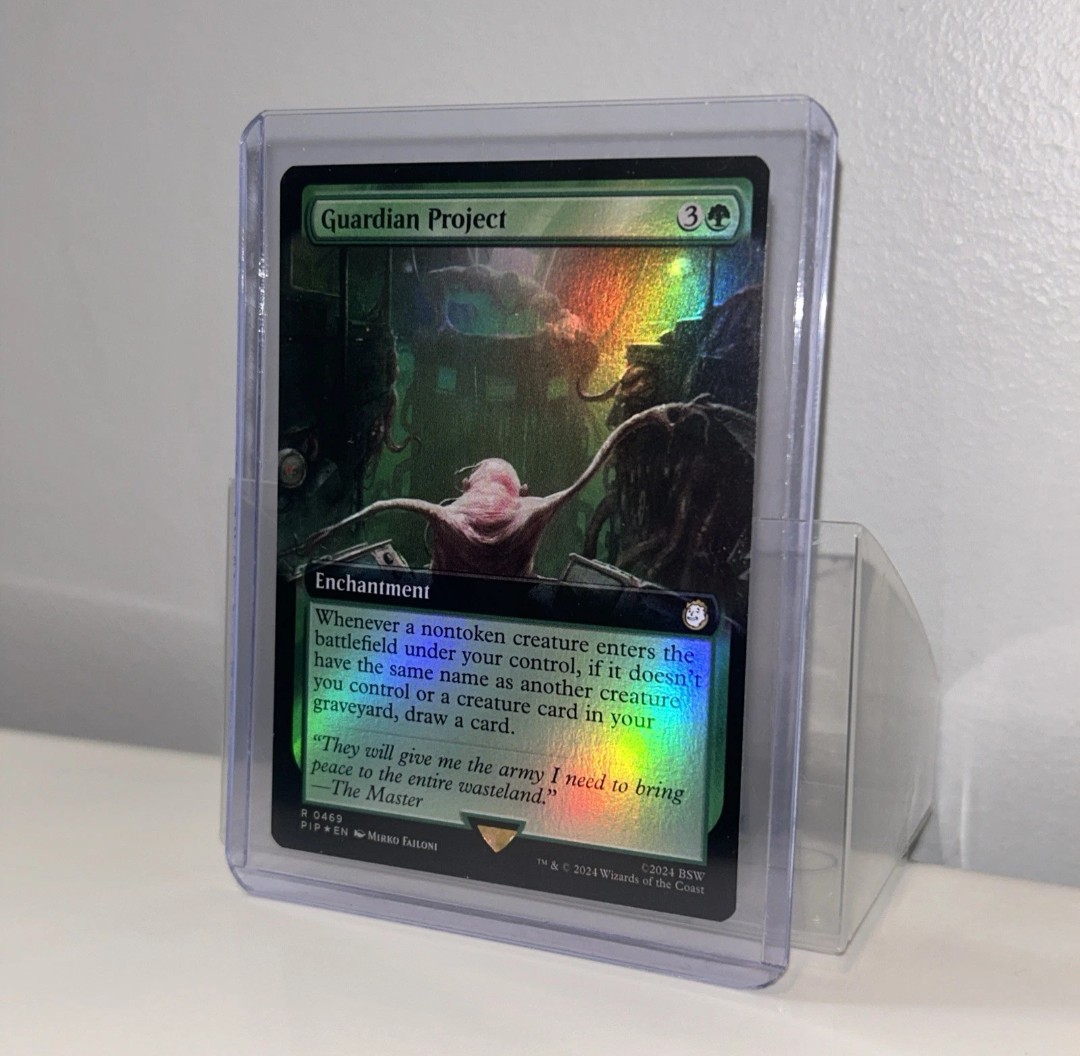 MTG – PIP Fallout Extended Art Foil #469 Guardian Project – Unplayed – Mint
