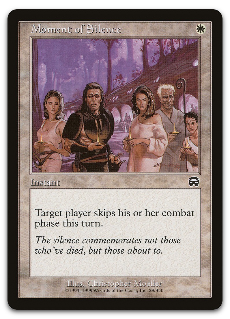 Moment of Silence #28 (LP) Mercadian Masques MMQ Magic MTG