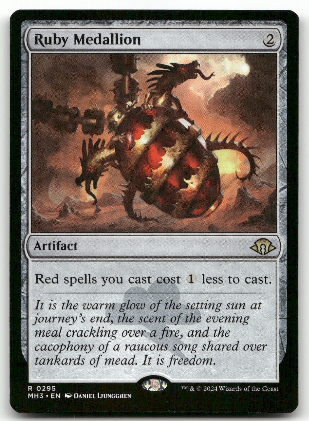 Ruby Medallion #295 (NM) Modern Horizons 3 MH3 Magic MTG