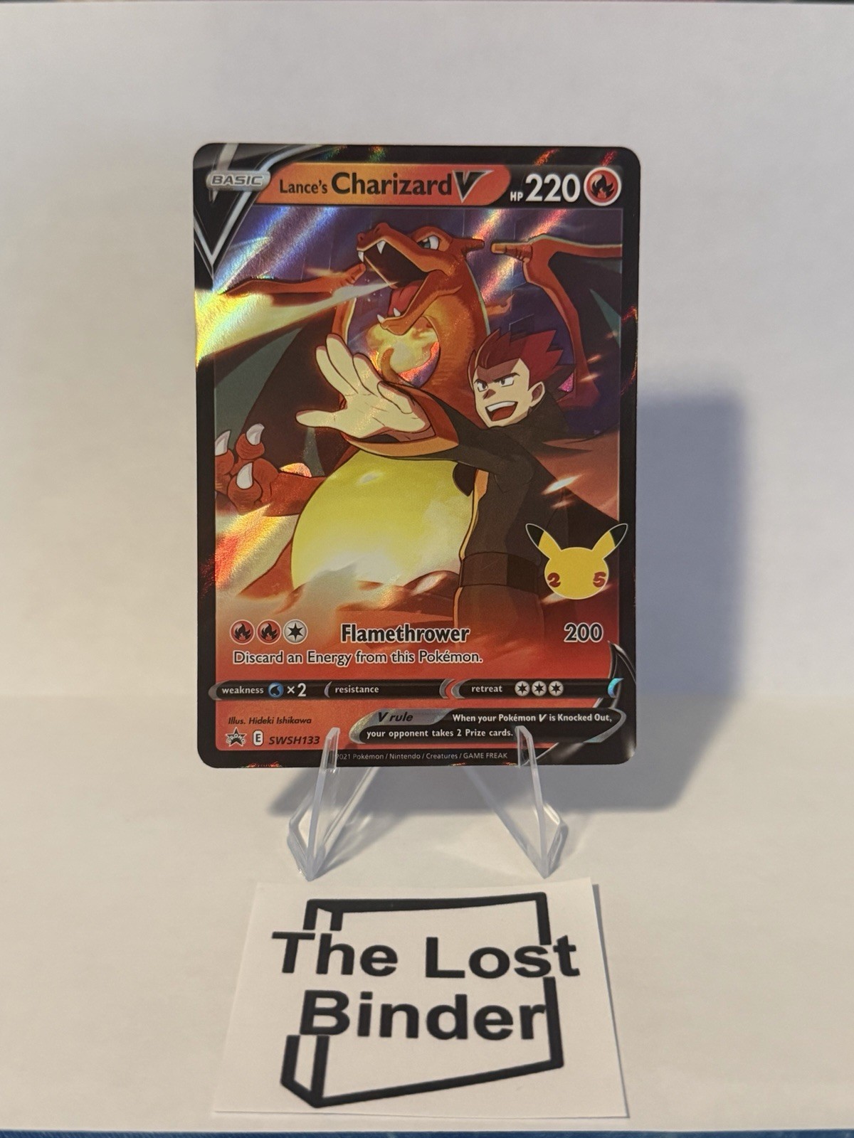 Lance’s Charizard V SWSH133 SWSH: Sword & Shield Promo Cards Holo
