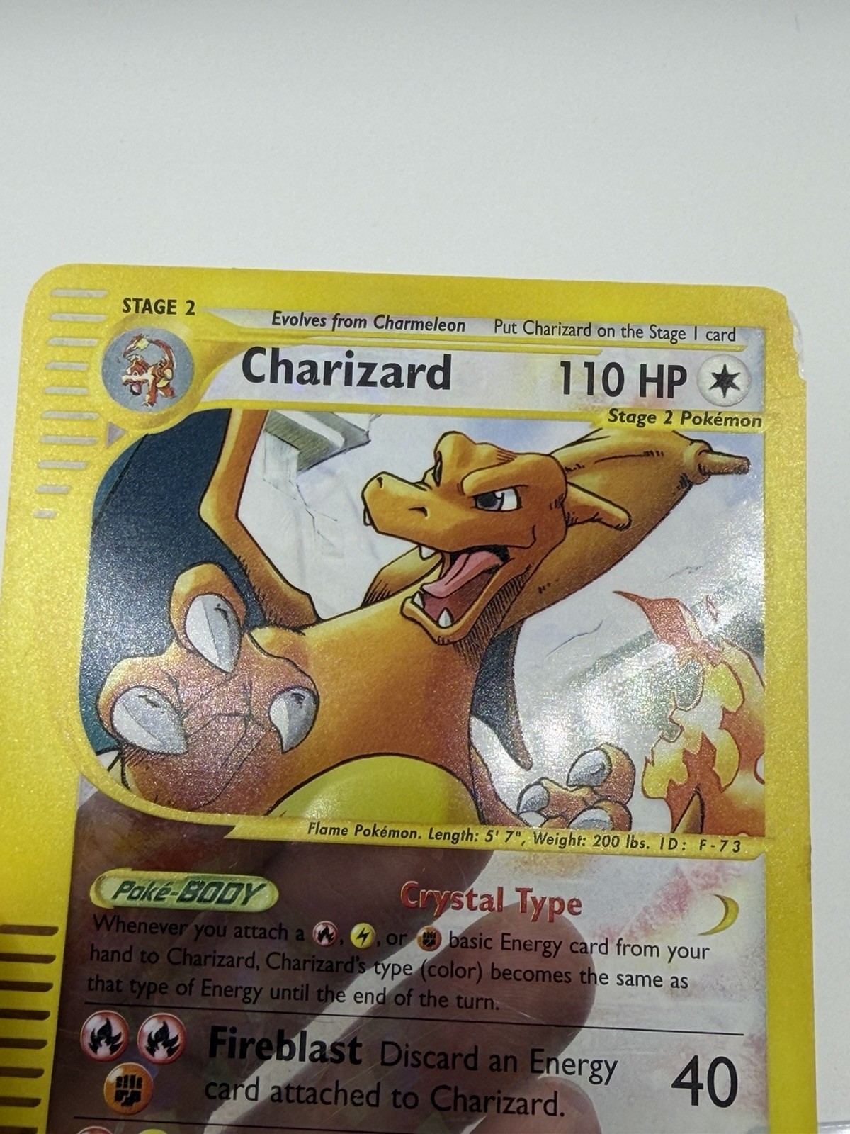 2003 Pokemon Skyridge Charizard Box Topper #9