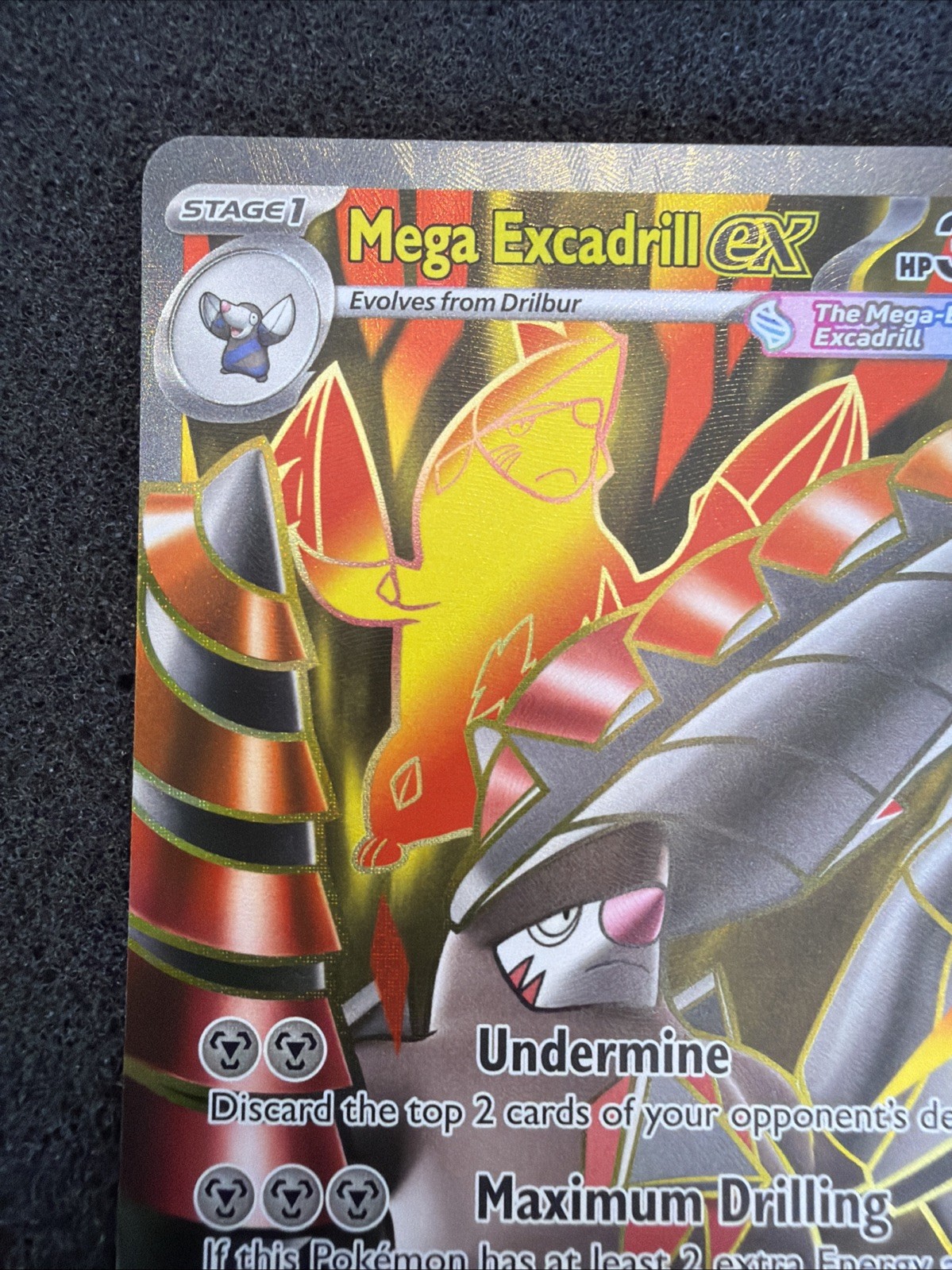 Mega Excadrill ex 103/084 Ultra Rare Pitch Black Pokemon Holo Near Mint