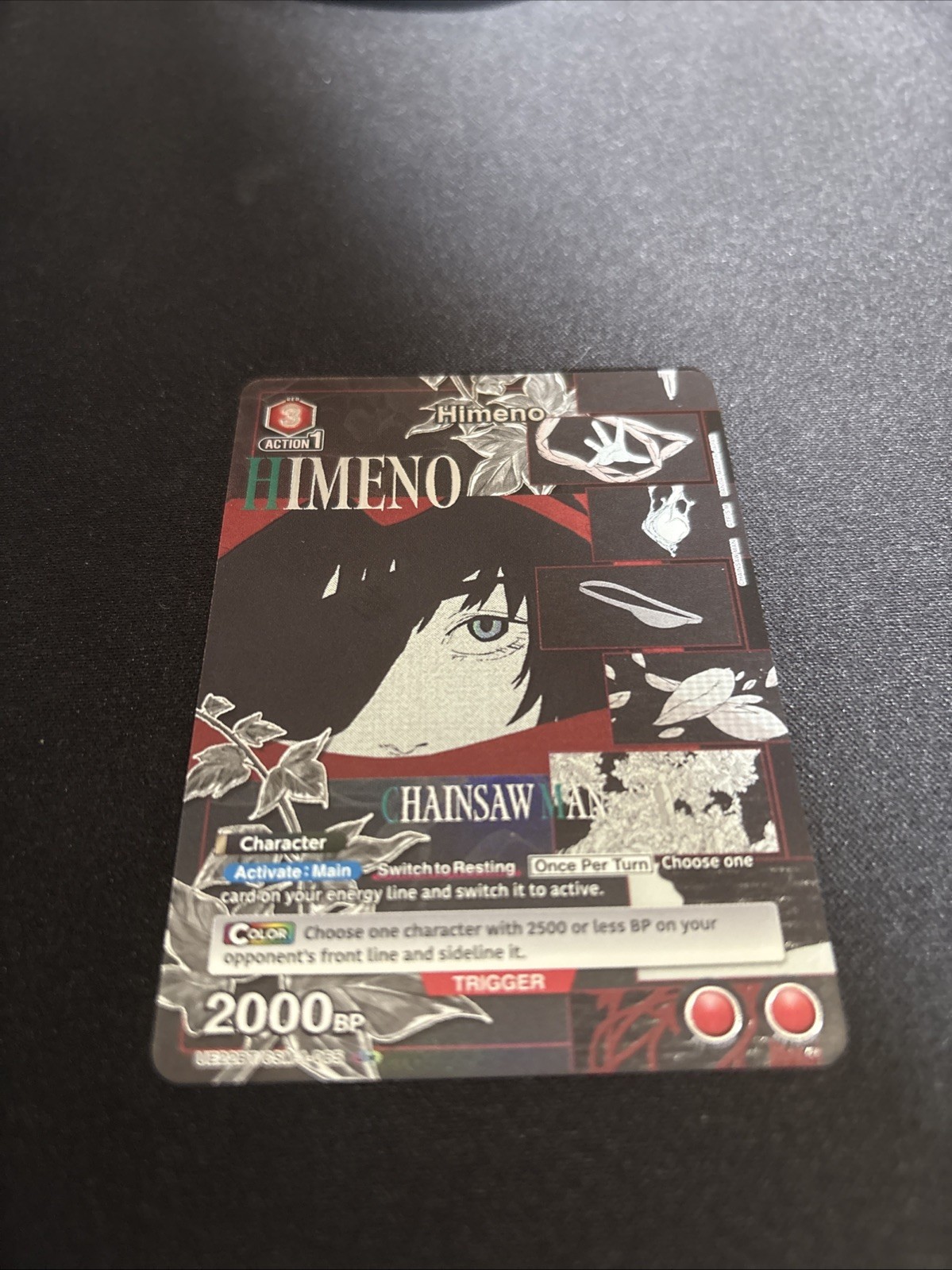 Union Arena Chainsaw Man Himeno UE22BT/CSM-1-065 U* Foil Card NM