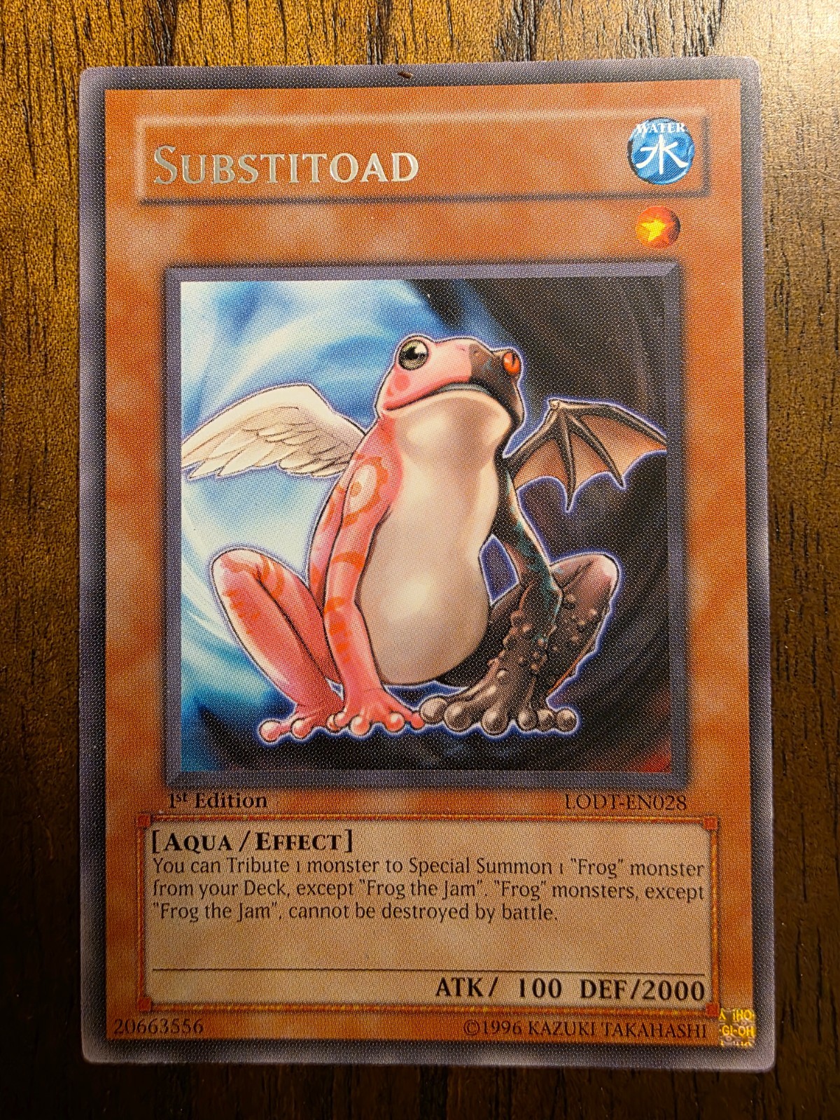 YuGiOh Substitoad LODT-EN028 Rare 1st Edition LP