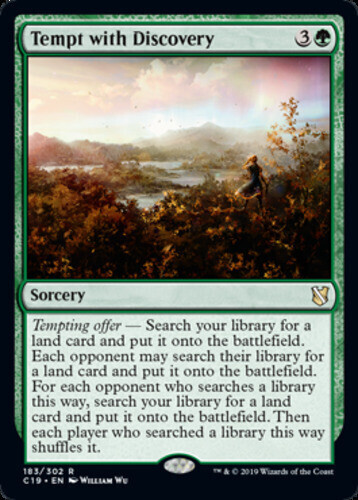 Tempt with Discovery MTG Commander 2019 R – NM, English