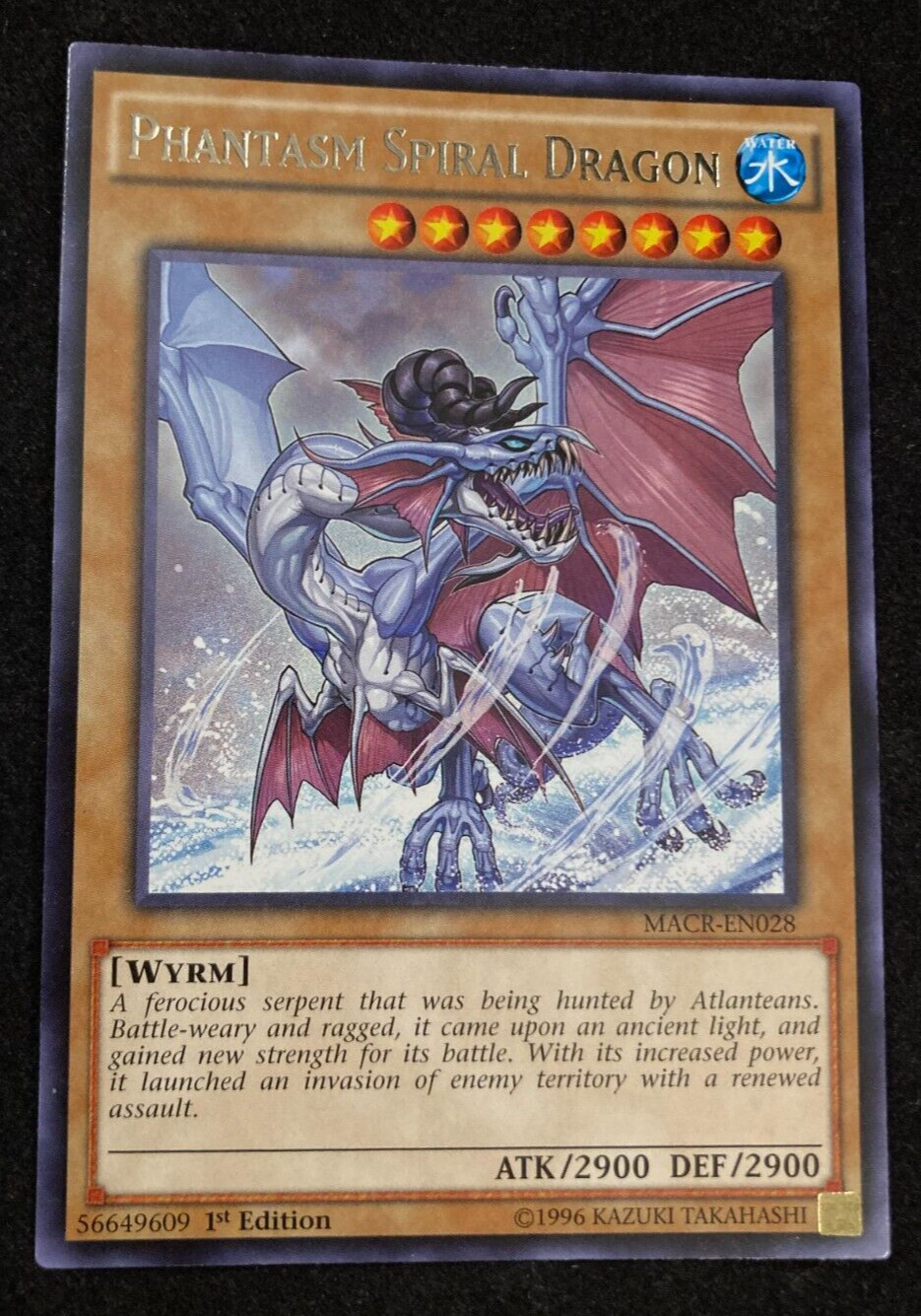 Yugioh – Phantasm Spiral Dragon – Maximum Crisis – MACR-EN028 – Rare – Monster