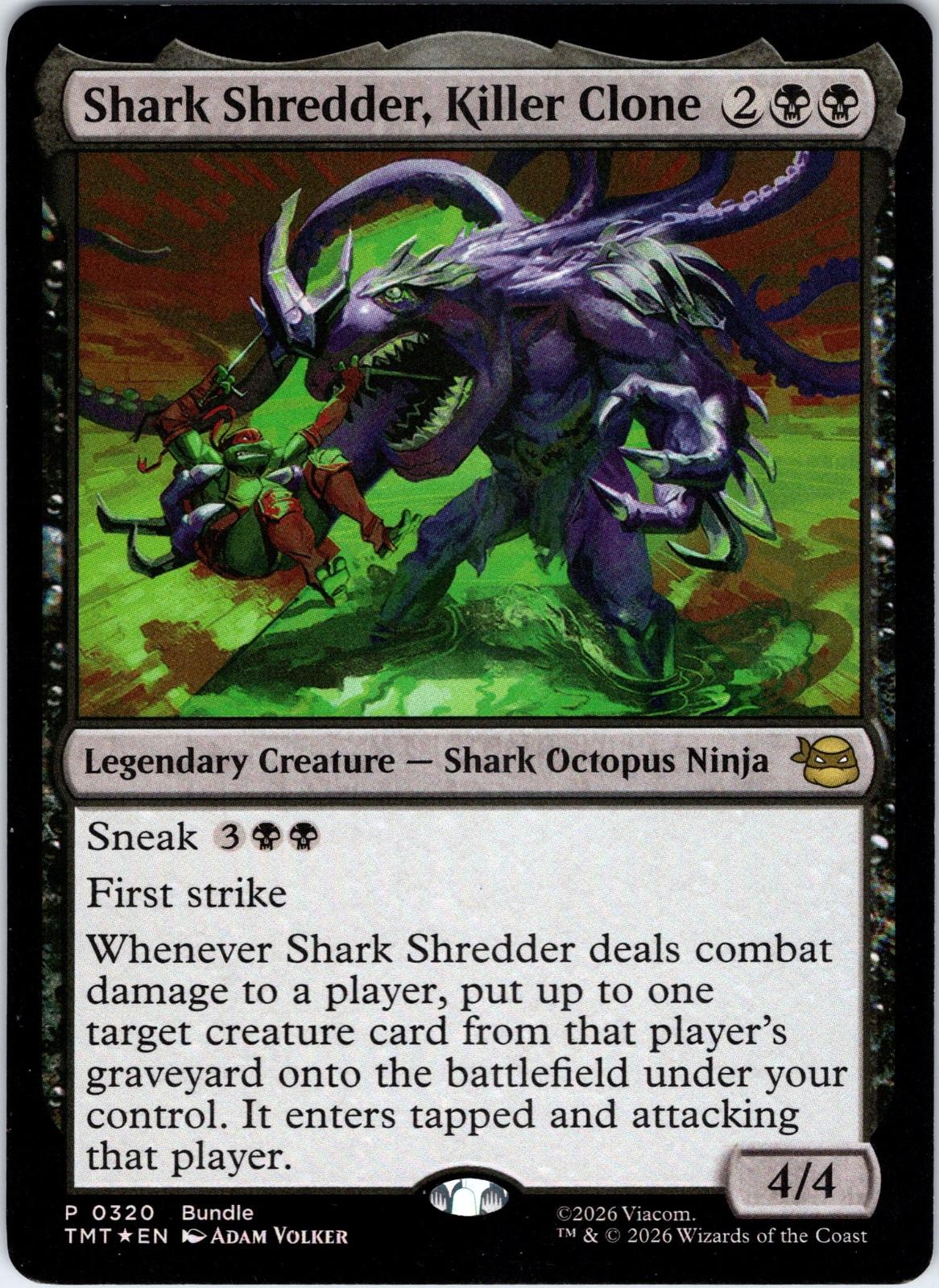 Shark Shredder, Killer Clone 320 Holo Unique and Miscellaneous Promos Foil NM
