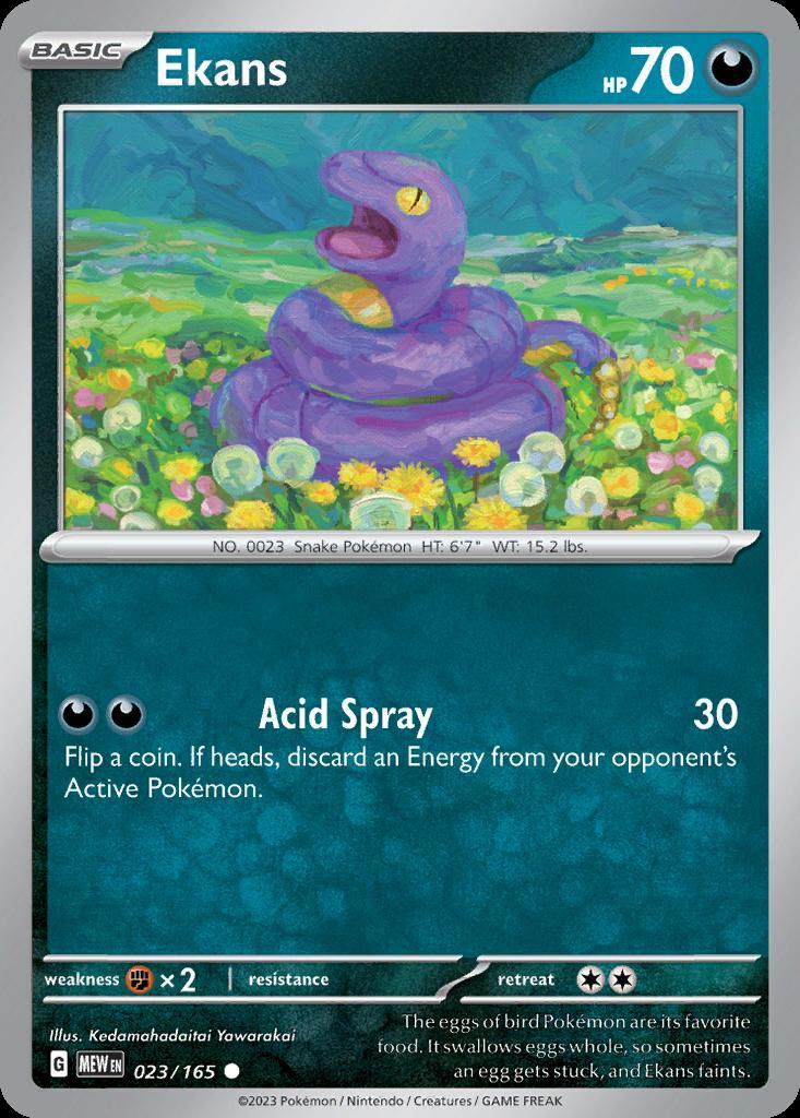 Pokemon Ekans (23/210) 151 LP