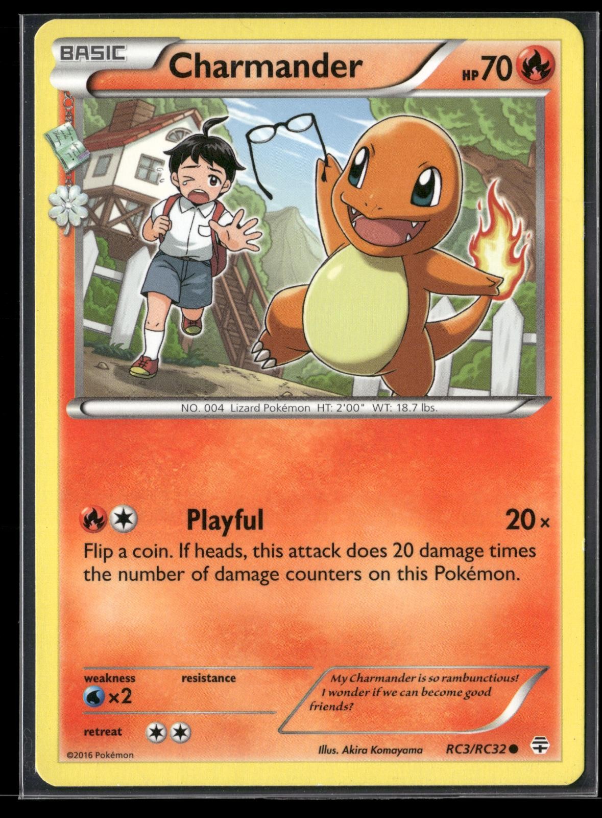Charmander RC3/RC32 Common Generations Pokemon Lightly Played