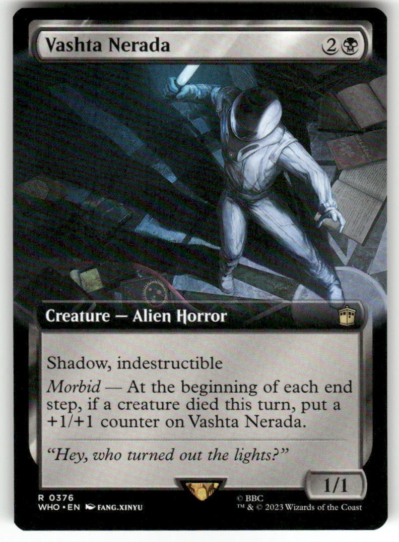 Universes Beyond: Doctor Who #376 Vashta Nerada (Extended Art) Card