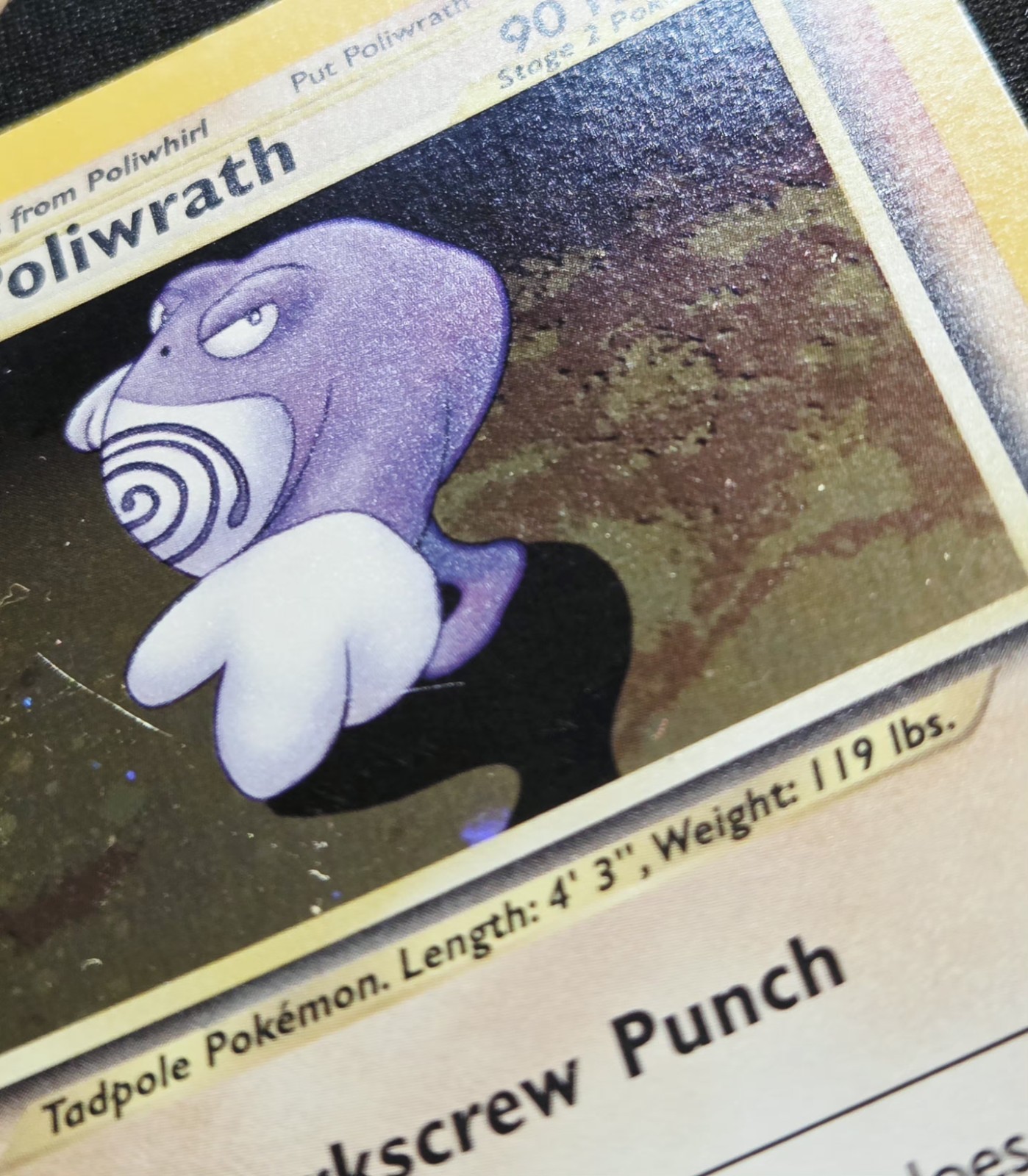 Poliwrath 9/75 Holo Rare Neo Discovery WoTC Pokemon Card 2001