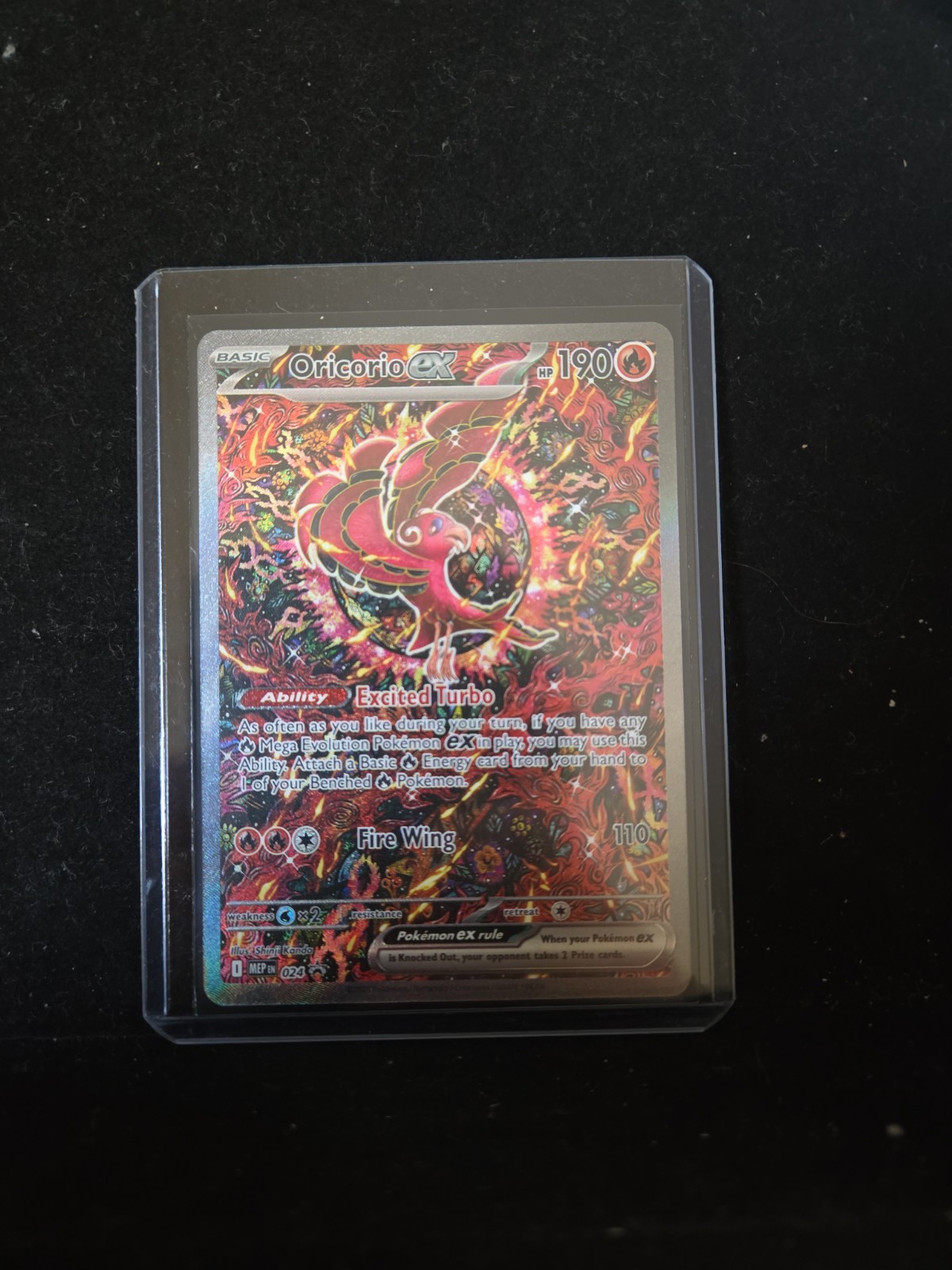 Pokemon Oricorio ex – 024 [ME: Mega Evolution Promo – 024]Holofoil NM Promo