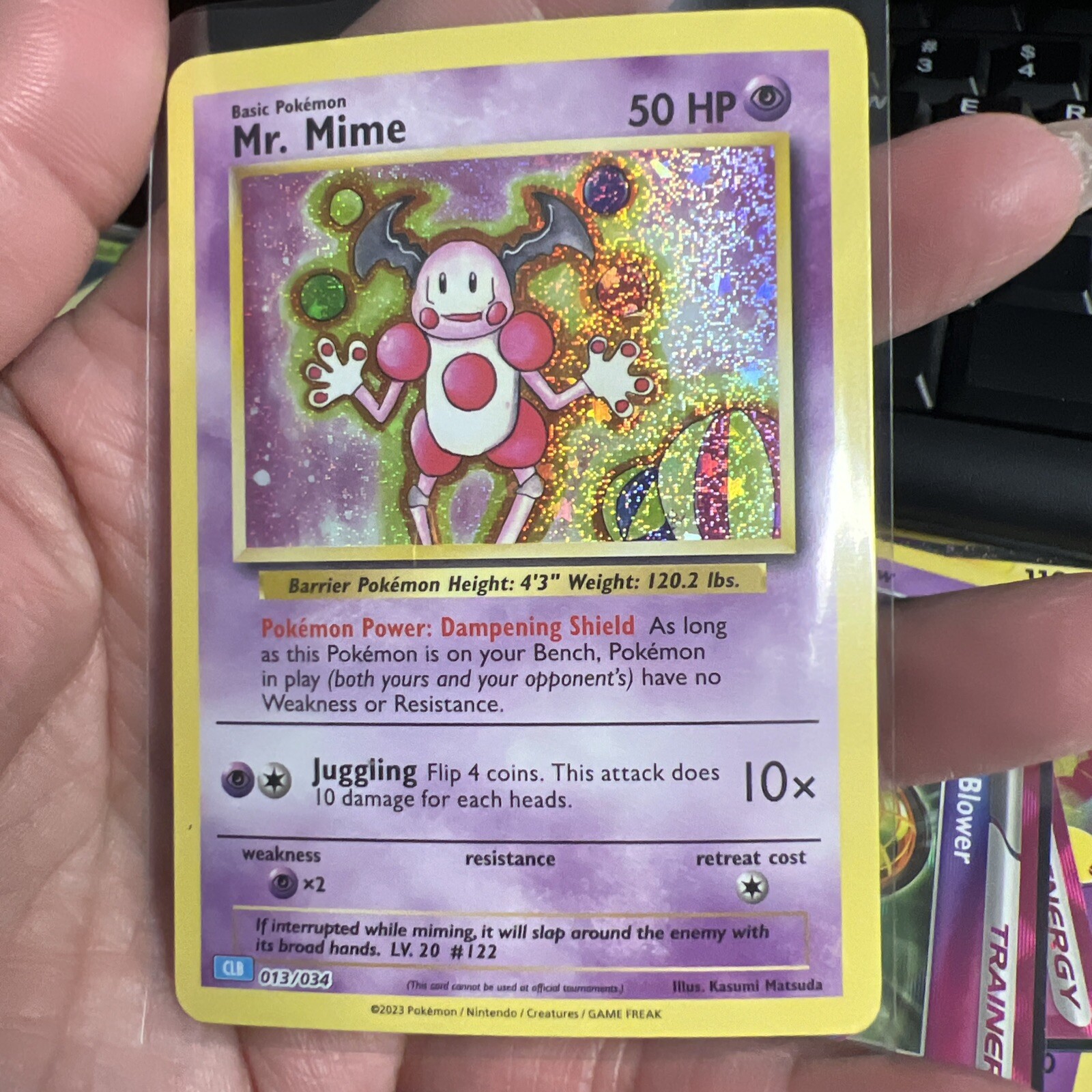 Pokémon TCG – Mr. Mime – Trading Card Game Classic – Holo 13/34 – Near Mint