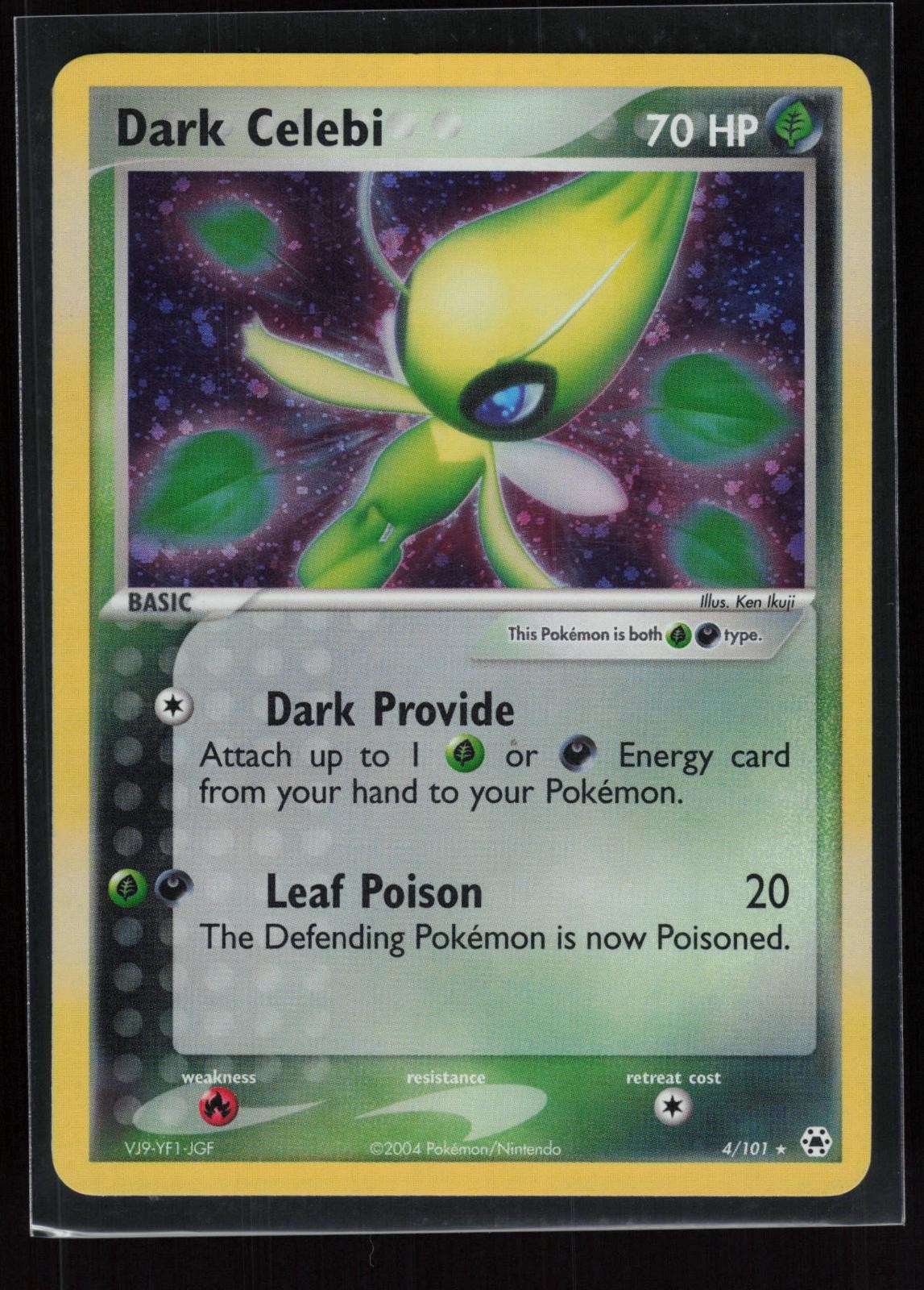 Dark Celebi Rare Hidden Legends 4/101 Holo Lightly Played