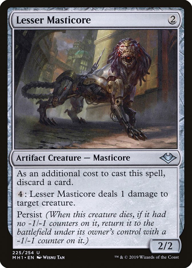 Lesser Masticore [Modern Horizons] Magic MTG
