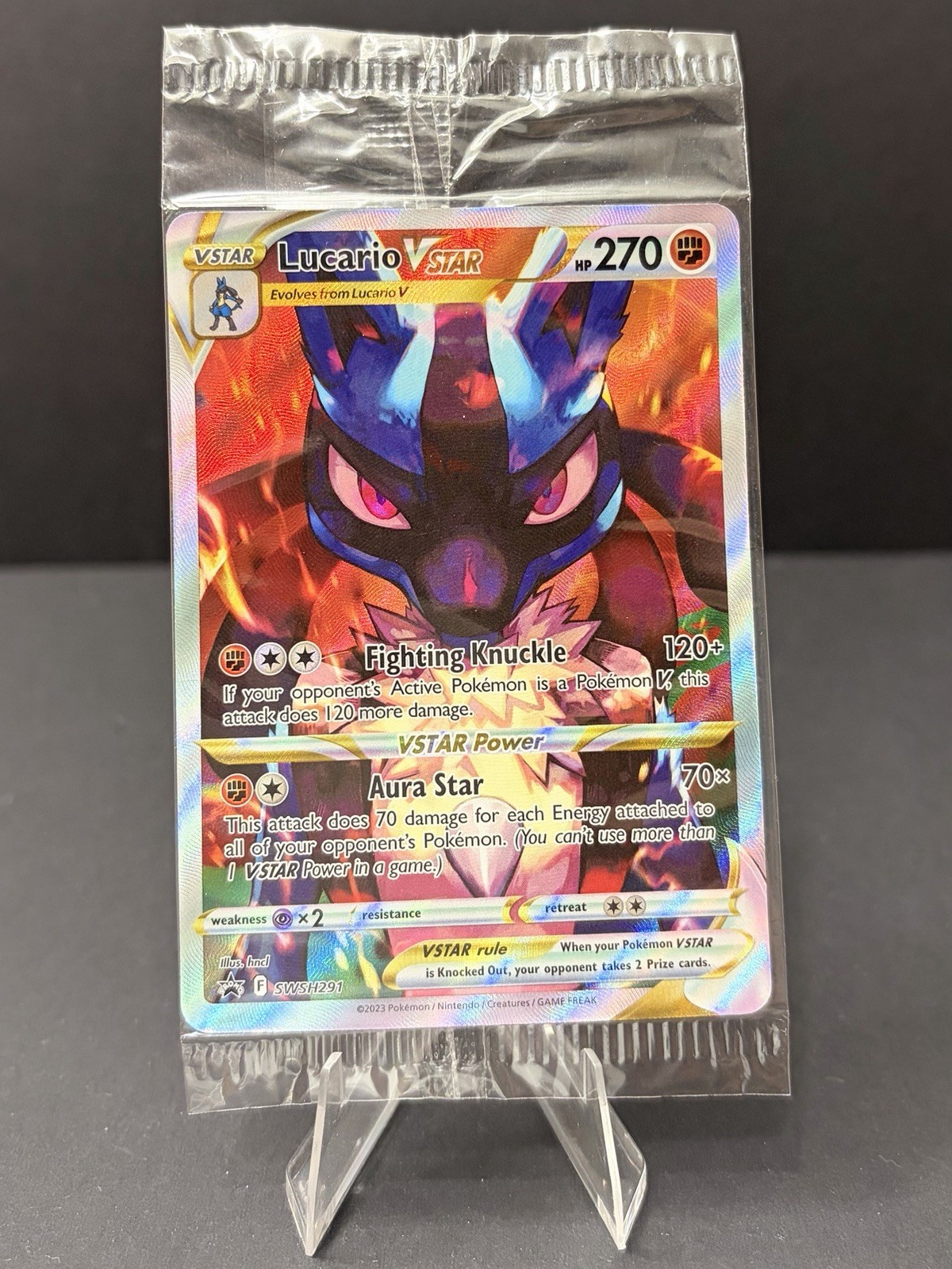 Lucario VSTAR SWSH291 SWSH: Sword & Shield Promo Cards Holo SEALED
