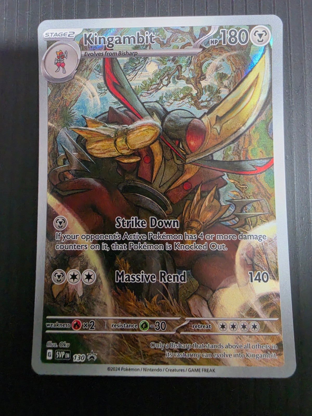 Kingambit Holo Promo SV: Scarlet & Violet Promo Cards 130 NM