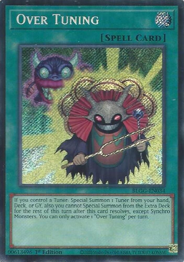 Over Tuning 1st Edition Secret Rare BLGG-EN034 NM