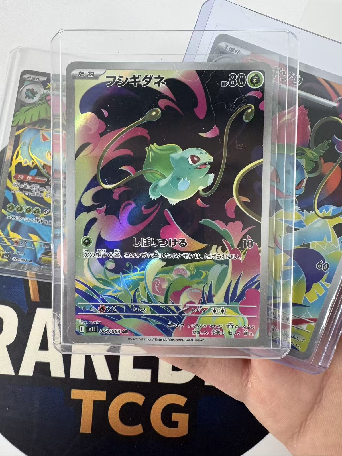 Pokemon Japanese Bulbasaur Ivysaur AR Mega Venusaur EX SR M1L 064 065 076 NM
