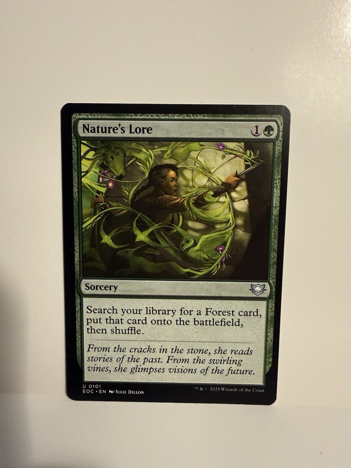 Nature’s Lore 101 Uncommon Commander: Edge of Eternities Magic: The Gathering NM