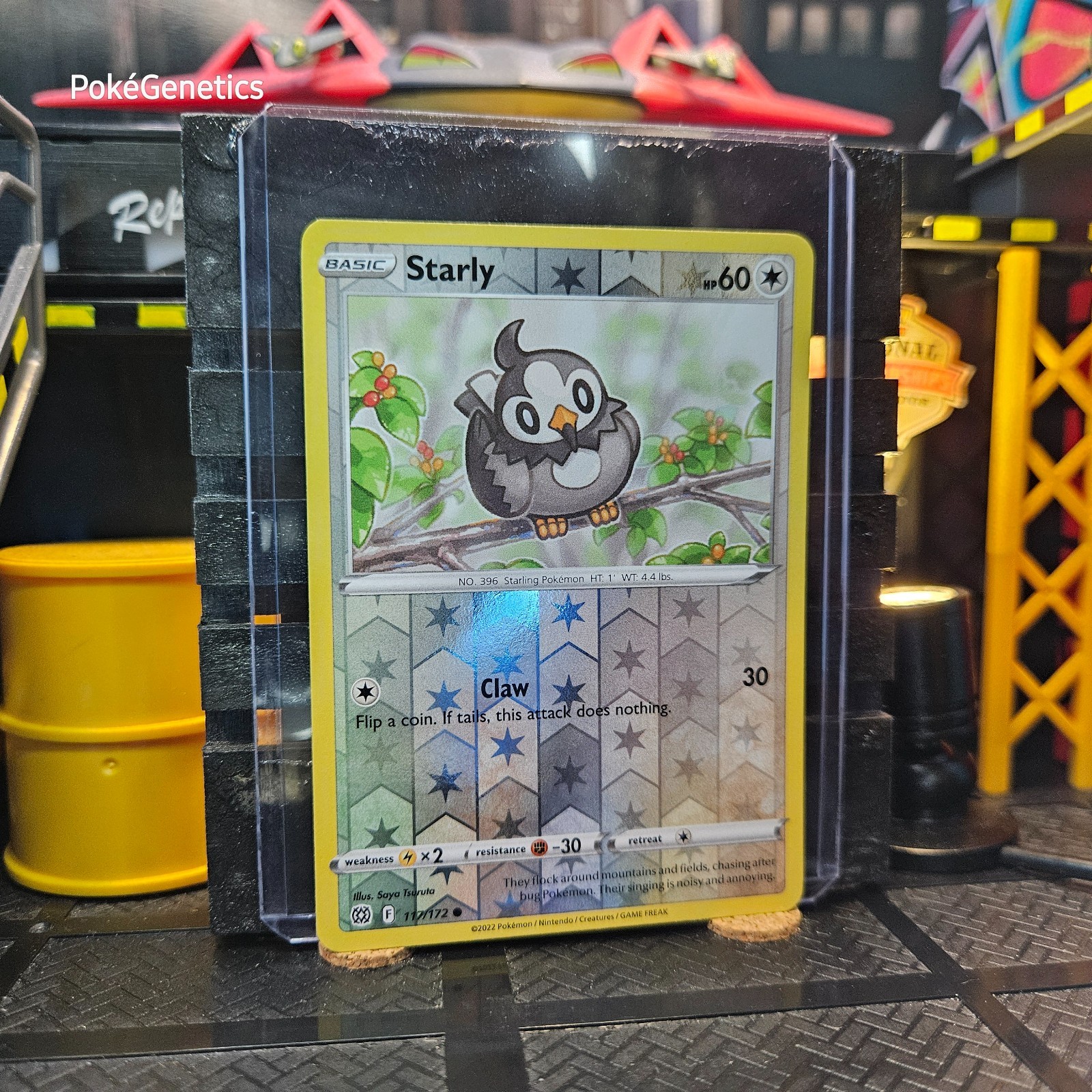 Starly Brilliant Stars Reverse Holo Pokémon TCG 117/172 Sword & Shield SWSH09