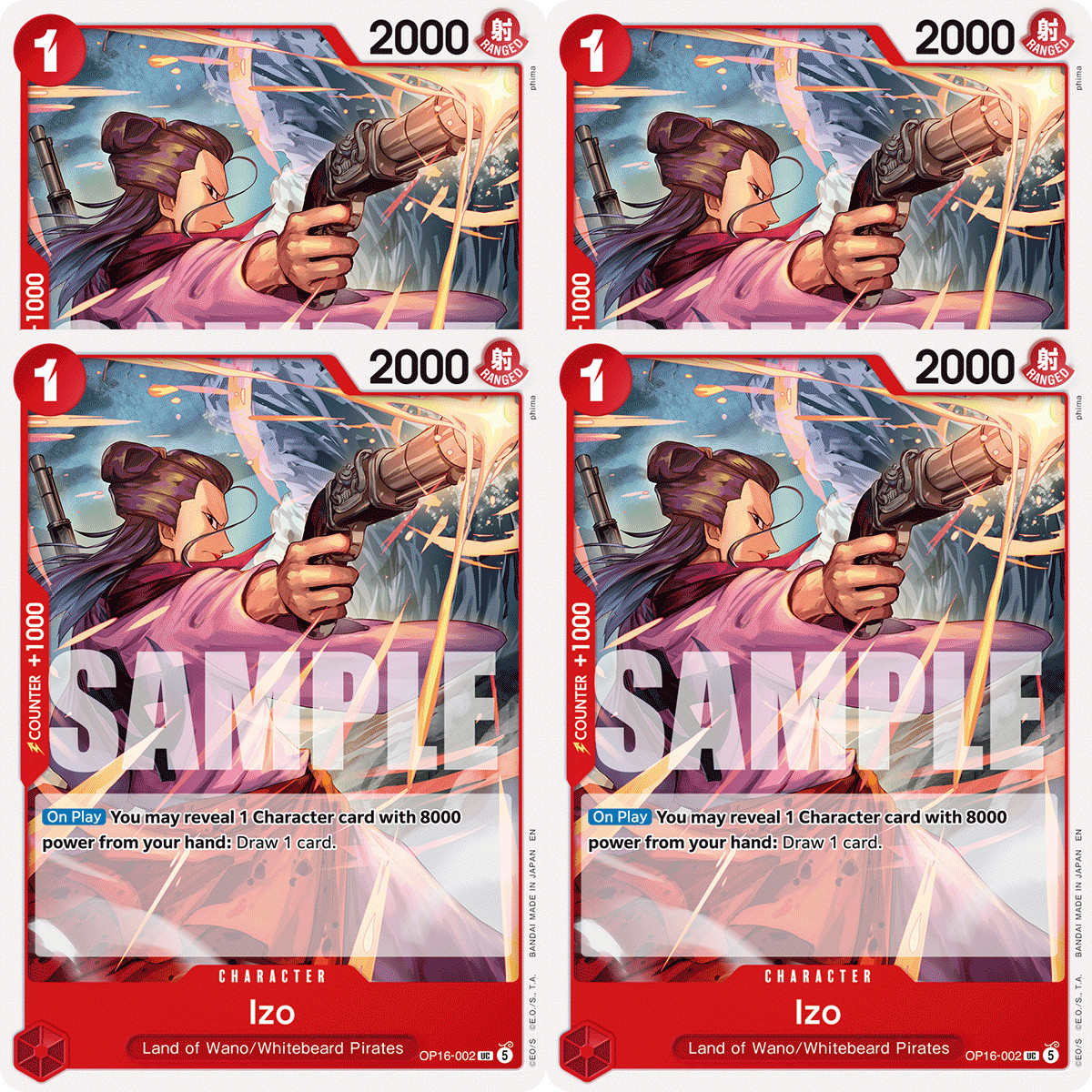 OP16 Playsets x4 – One Piece Card Game English OP-16 OPTCG – READY TO SHIP TODAY