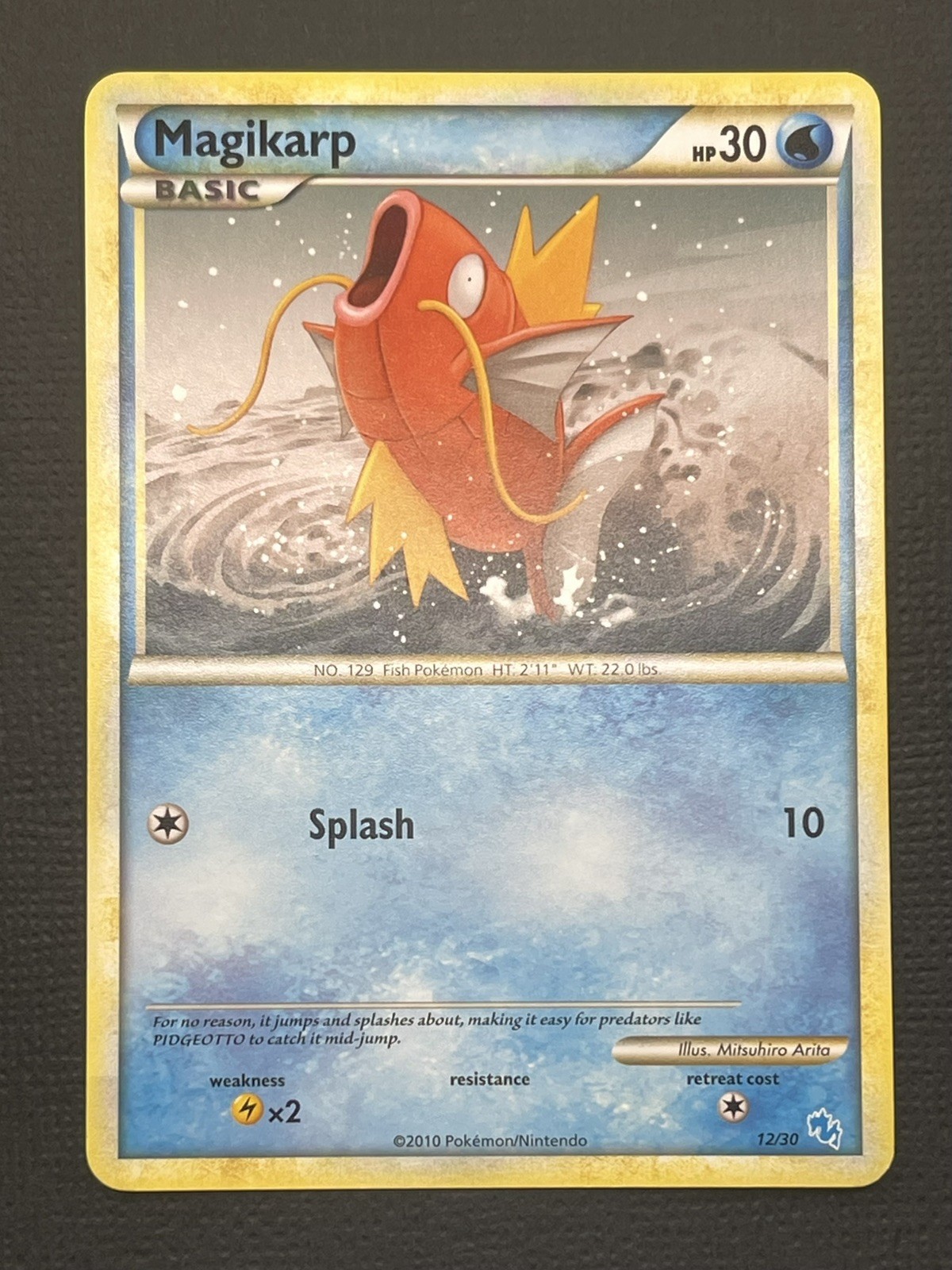 Magikarp 12/30 HGSS Trainer Kit: Gyarados & Raichu Light Play LP ( 72/123 )
