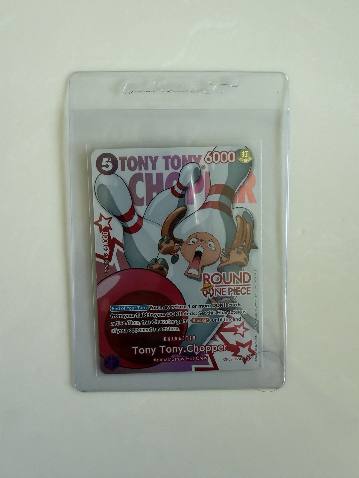 Tony Tony Chopper – One Piece x Round 1 Promo Card – OP09-068 – ENGLISH – NM/MT