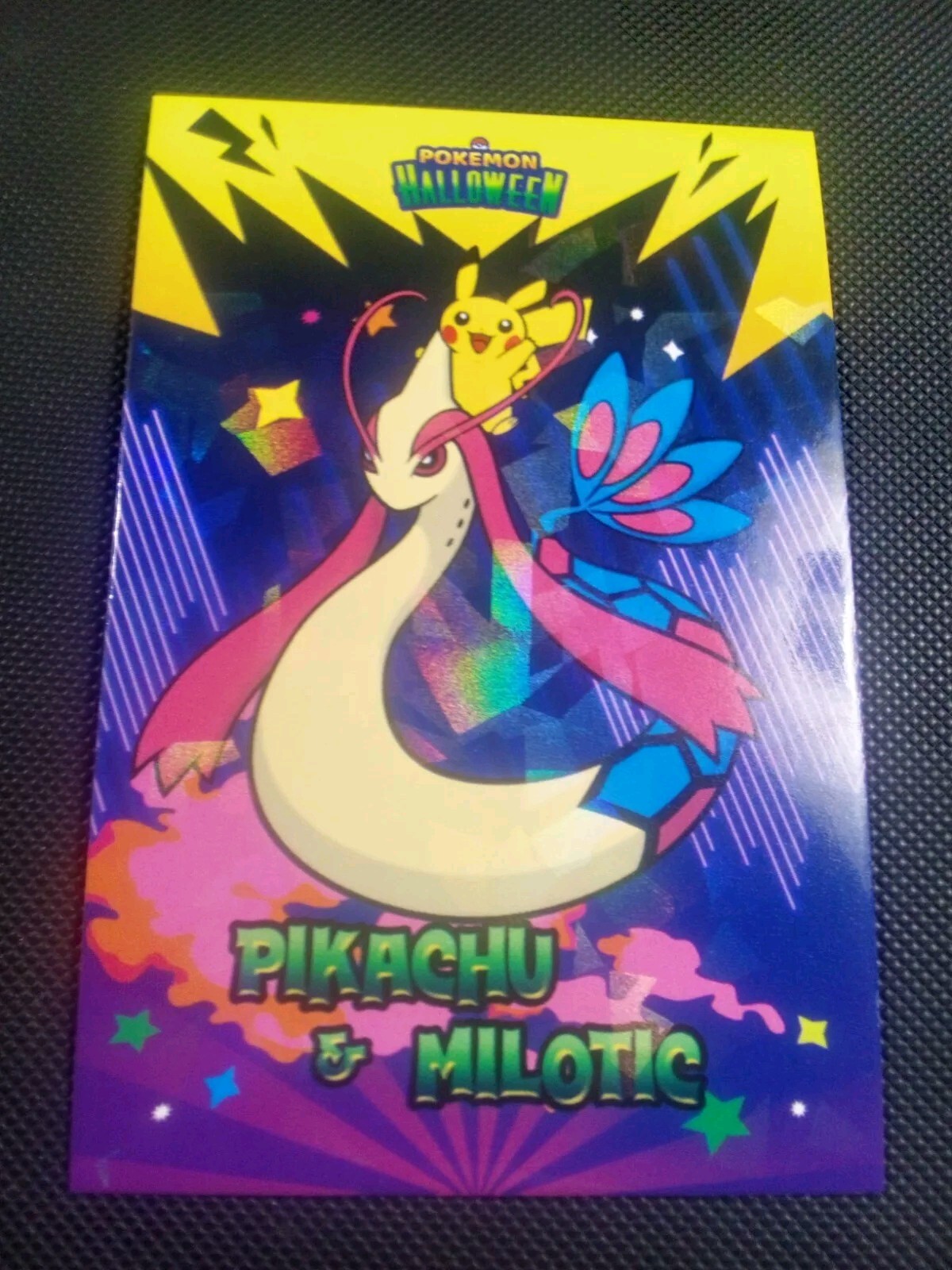 Pokemon 2024 Card Database Halloween Set Pikachu & Milotic Holo Peru US Seller