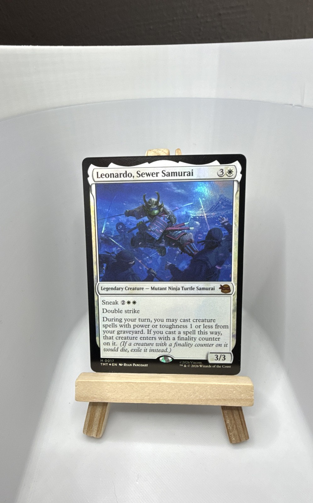 Leonardo, Sewer Samurai Teenage Mutant Ninja Turtles Foil