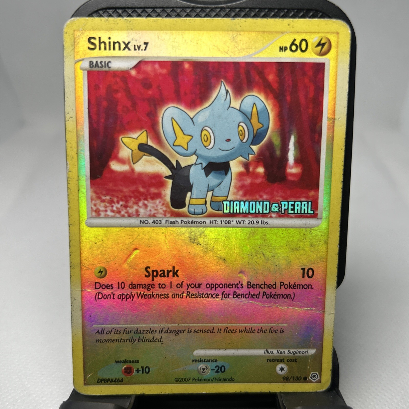HP/DMG Shinx Stamped Reverse Holo Pokemon TCG Diamond & Pearl 98/130
