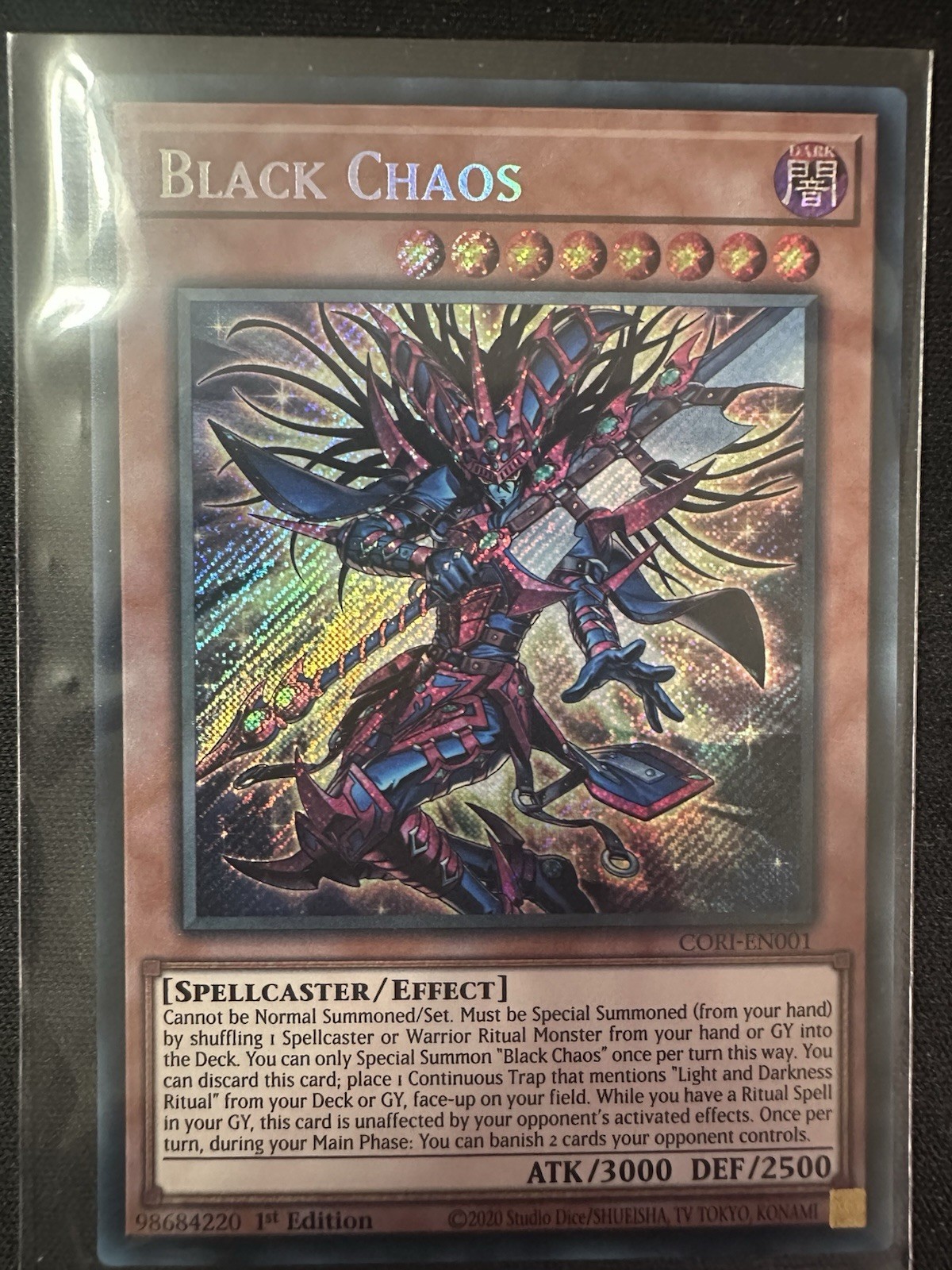 Black Chaos CORI-EN001 Chaos Origins 1st Edition