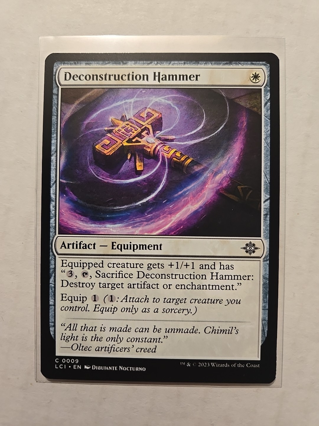 Deconstruction Hammer – Lost Caverns of Ixalan – LP – Common – Equipment – MTG