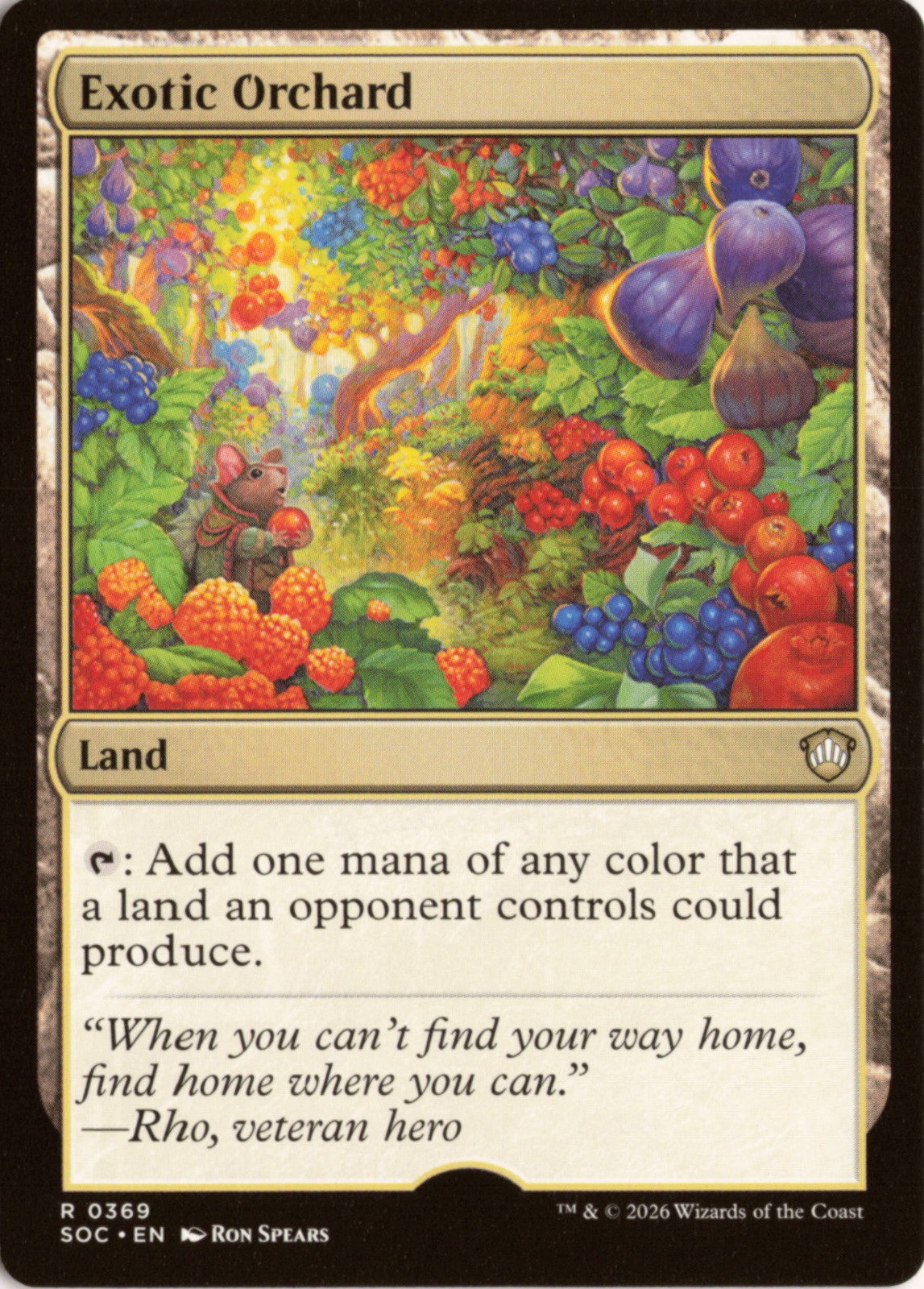 Exotic Orchard 369 SOC Commander: Secrets of Strixhaven NM