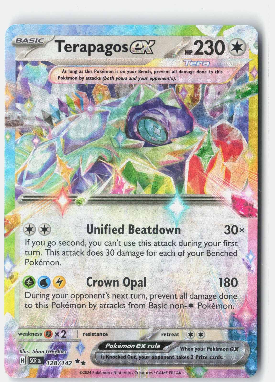 SV07: Stellar Crown #128/142 Terapagos ex