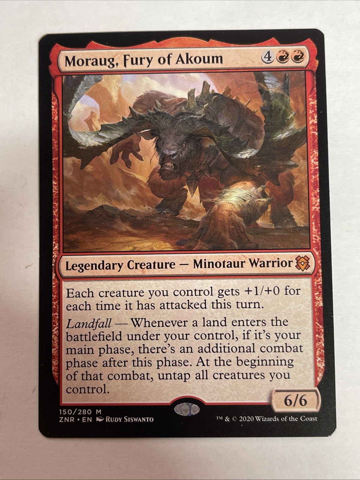 Moraug, Fury of Akoum Zendikar Rising #150 Mythic