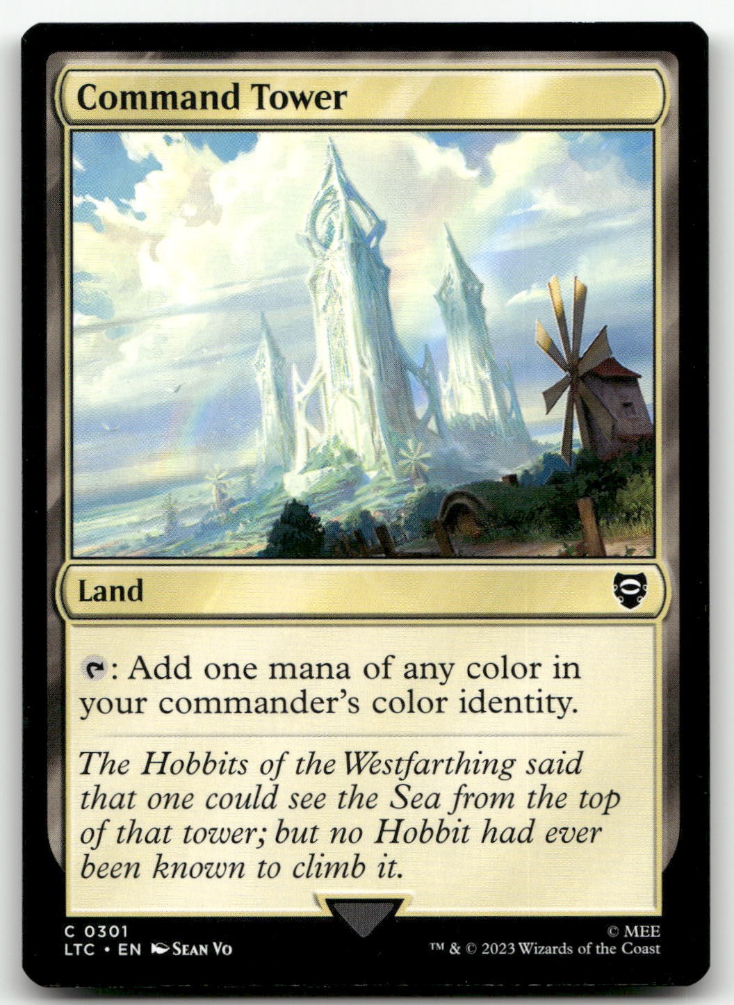 Command Tower #301 (NM) Lord of the Rings LTC Magic MTG