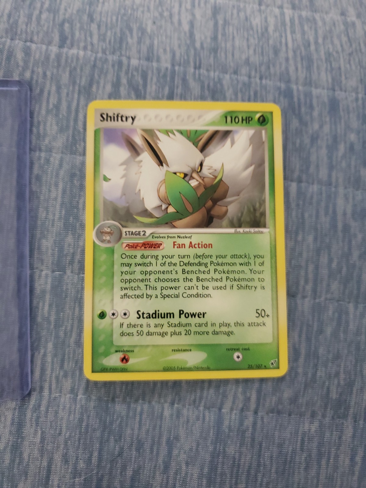 Shiftry – 25/107 – Pokemon Ex Deoxys Non-Holo Card NM condition