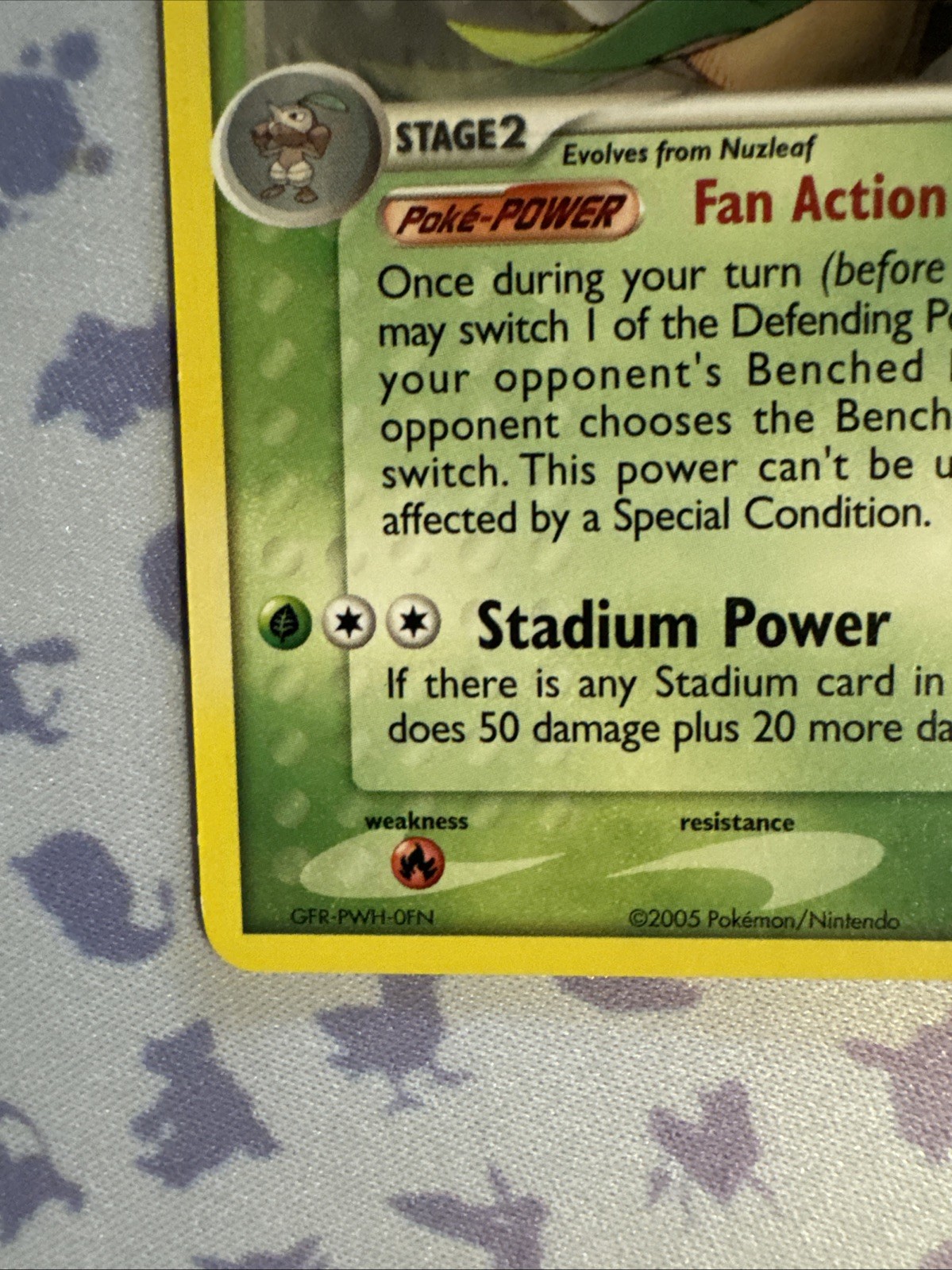 Shiftry 25/107 Rare Ex Deoxys Pokemon Card