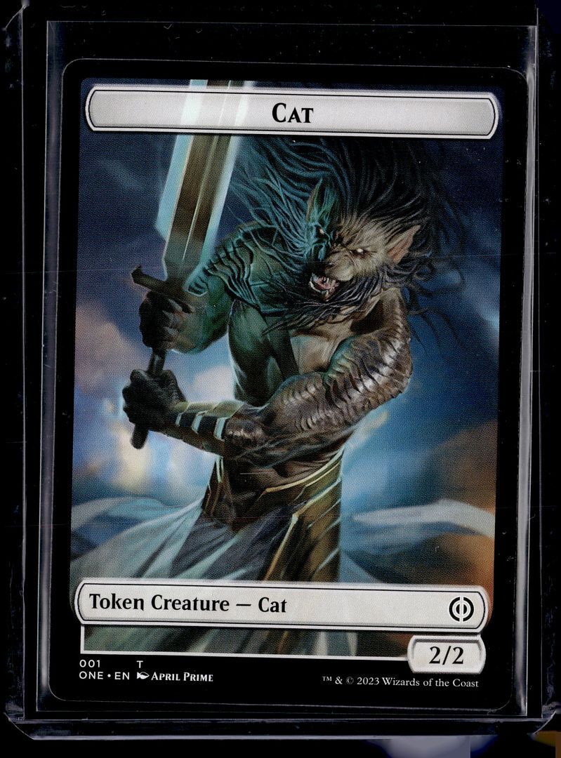 Cat Token – 1 – ONE – NM – MTG Magic the Gathering