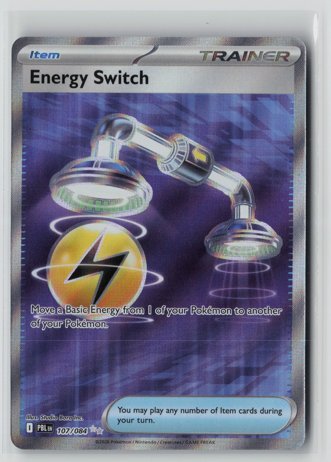 Energy Switch Ultra Rare ME05: Pitch Black 107/084 NM