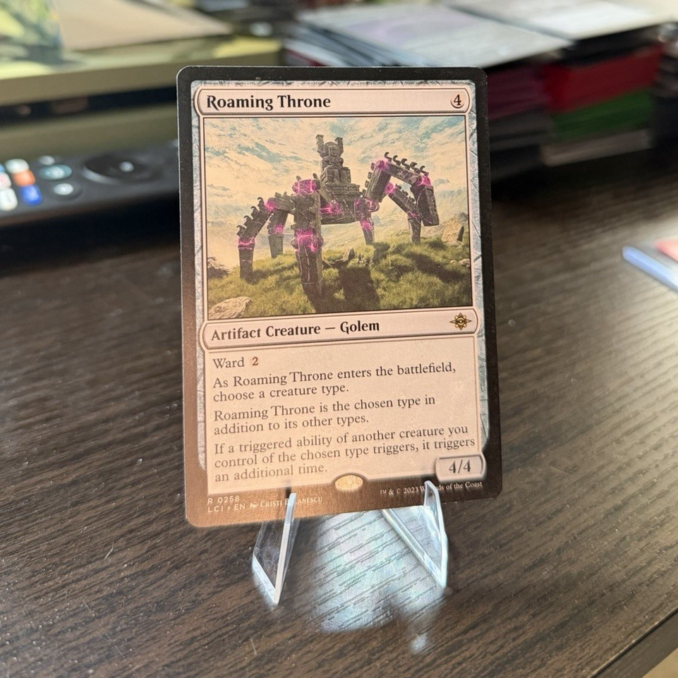 MTG Roaming Throne Lost Caverns of Ixalan 258 Rare Regular Artifact Golem