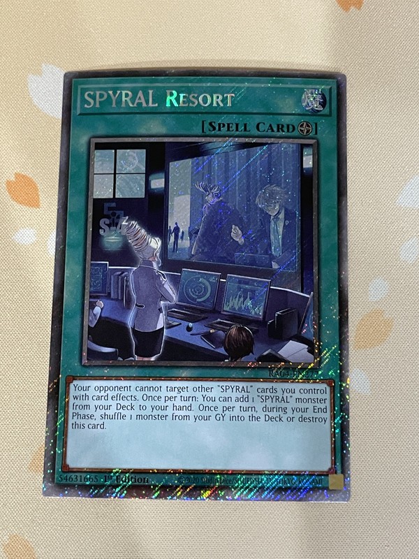 YuGiOh, Spyral Resort, RA04-EN277, Platinum Secret Rare, 1st Edition, NM